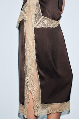 ZW COLLECTION LACE MIDI SKIRT