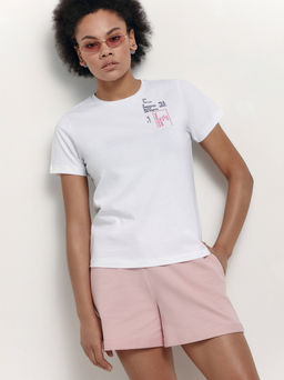 CONTE Футболка из хлопка On earth LD 1661 white