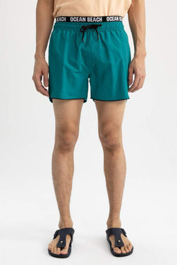 Укороченные шорты для плавания с принтом Andy - Defacto фото 5