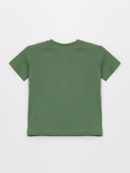 Bisiklet Yaka K?sa Kollu Bask?l? Erkek Bebek Ti??rt - Waikiki фото 2