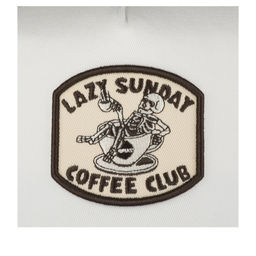 Бейсболка DJINNS арт. HFT Coffee Club (коричневый / белый)