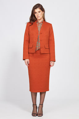 Костюм твид 2501 оранжевый - Eola фото 5