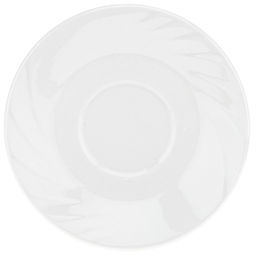Блюдце фарфоровое д140мм, форма Голубка, белье (Беларусь)