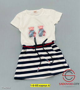 Базовое платье для девочки - Bruno фото 3