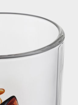 Цена за 20 шт. Кружка Капучино. Озорные котики, 300 мл, стекло, рисунок МИКС