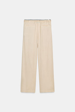 PANTAL?N PIJAMERO JACQUARD ZW COLLECTION / Crudo - Zara фото 6