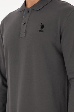 Свитшот мужской U.S. Polo Assn антрацитовый фото 14