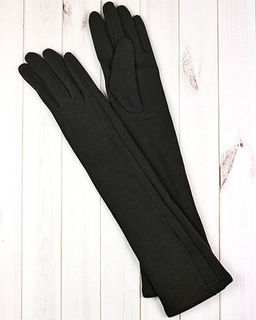 Перчатки женские трикотажные удлиненные, 41см