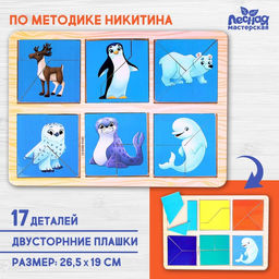 Квадраты Никитина Изучаем животных Севера