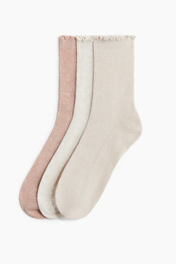 Pack de 3 calcetines con ribete sobrehilado - H&m фото 2