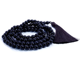 Четки из камня 108 бусин Черный агат Мощная защита открывает денежный канал