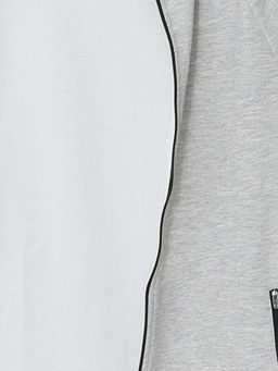 Kap??onlu Uzun Kollu Erkek Fermuarl? Sweatshirt - Waikiki фото 2