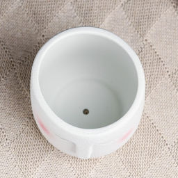 Горшок для цветов «Мистер» керамический, 600 мл, d=8.5 см, 10×9.5 см, белый