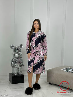 халат женский с начесом