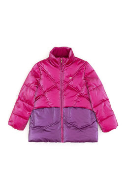Пальто цвета фуксии для девочки Неожиданная скидка в корзине