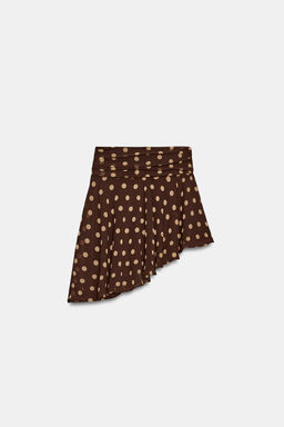 ASYMMETRIC DOTS SKIRT - Zara фото 12