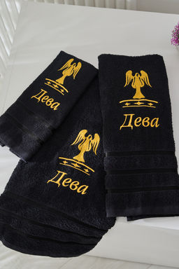 14418/10 Знаки зодиака полотенце махровое плотность 350гр