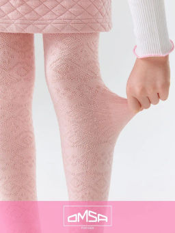 OMSA kids Collant 12A12-2 с жаккардовым рисунком - avorio фото 22