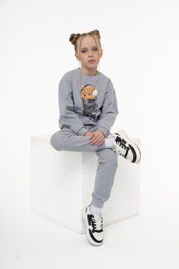 Костюм детский меланж тедди в наушниках