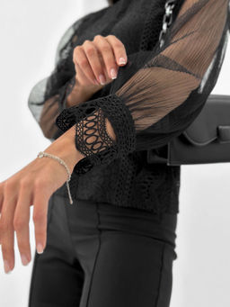 Блузка Сидни (черный) - Nadi bordo фото 13