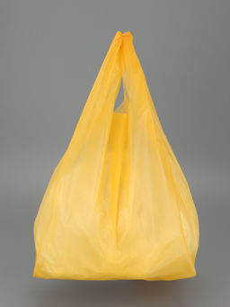 Цена за 100 шт. Пакет-майка ПНД жёлтая 30+16х55/20 мкм