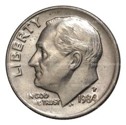 10 центов (1 дайм) 1984 года Р США