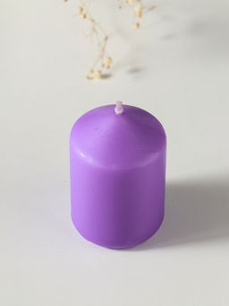 Свеча - цилиндр 4×6 см, 70 г, лаванда