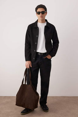 Antrasit Regular Erkek Mont TMNAW26MO00033 - Trendyolmilla фото 10