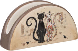 Салфетница Парижские коты 13,5*4 см. высота=7 см. 358-1729 - Арти-м фото 3