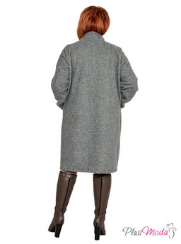 Жакет-дубленка Модель №1315 размеры 44-84 - Plusmoda фото 11