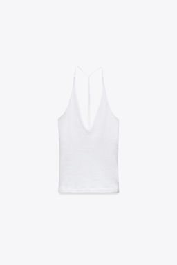 HALTER TOP WITH STRAP DETAIL - Zara фото 5