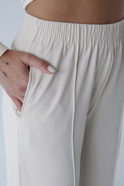 10434 Брюки базовые айвори - Martichelli фото 10