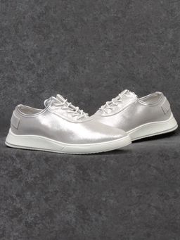 05-FDD36-2P SILVER Кроссовки женские (натуральная кожа) - Фабричный китай фото 13