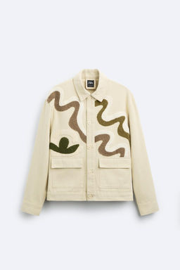 JACKET WITH RAISED PATCHES - Zara фото 6