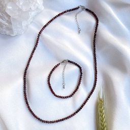 Колье из Граната (Пироп) 40 см +