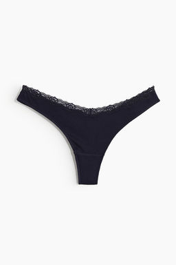 Pack de 3 bragas Thong de algodon - H&m фото 7