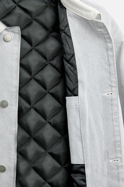 DENIM JACKET WITH CONTRAST COLLAR - LIMITED EDITION - Zara фото 10