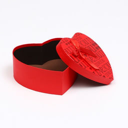 Набор подарочных коробок сердце 3 в 1, красный, I Love You, 21?19?9 - 15.5?14?6 см - UPAK LAND фото 3