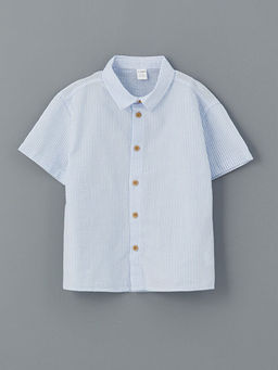 ?izgili Erkek ?ocuk G?mlek ve ?ort 2li