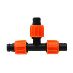 Цена за 10 шт. Фитинг тройник для капельной ленты, МИКС