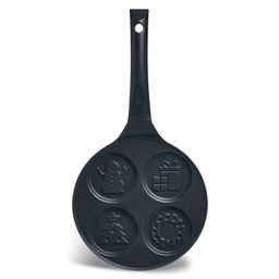 СКОВОРОДА AGNESS ЗИМНЯЯ ЗАБАВА ДЛЯ ОЛАДИЙ С АНТИПРИГАР.ПОКРЫТИЕМ ДИАМЕТР=21.5 СМ.