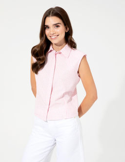 Lila Crop Top Kolsuz G_mlek - Pierre cardin фото 4