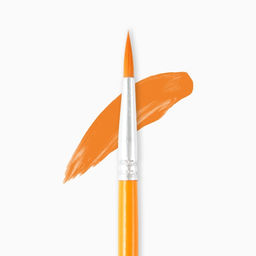 Цена за 10 шт. Кисть для рисования синтетика круглая №9 (диаметр обоймы 5 мм; длина ворса 22 мм)