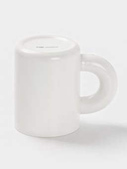 Кружка Доляна Coffee more, фарфор, 400 мл, 12.5×8×10.8 см, фарфор, белая