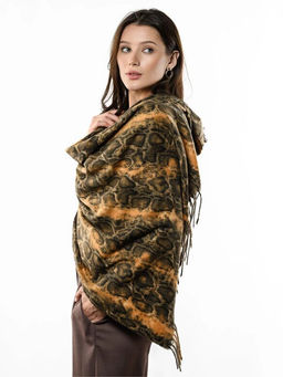 Яркий палантин с анималистичным принтом - Pretty mania фото 10