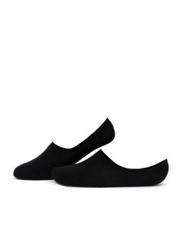 Erkek Siyah D_z Babet _orap