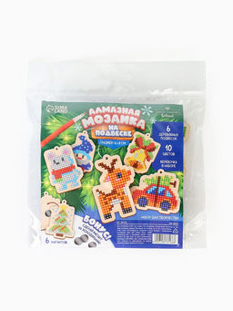 Алмазная мозаика Сказочные мелочи на подвеске 6 штук