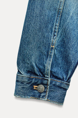 CROPPED DENIM JACKET - Zara фото 5