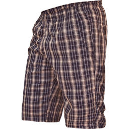 Шорты М-125 (Полиэстер) Бежевый/Синий