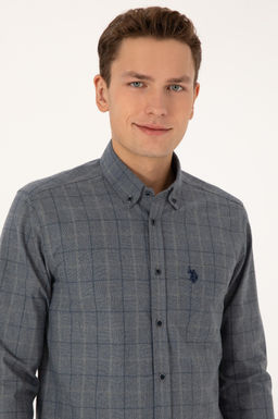 Erkek A__k Lacivert Uzun Kollu G_mlek - U.s. polo assn фото 2